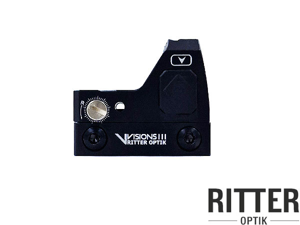 Reflexvisier V-VISION III RMR Mikro Red Dot 2 MOA Leuchtpunkt - IPSC Visier VVIII-RMS-2